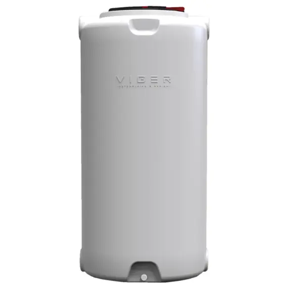 Емкость ВО 750 У, крышка с клапаном белая Вигер (79х79х170), фото 