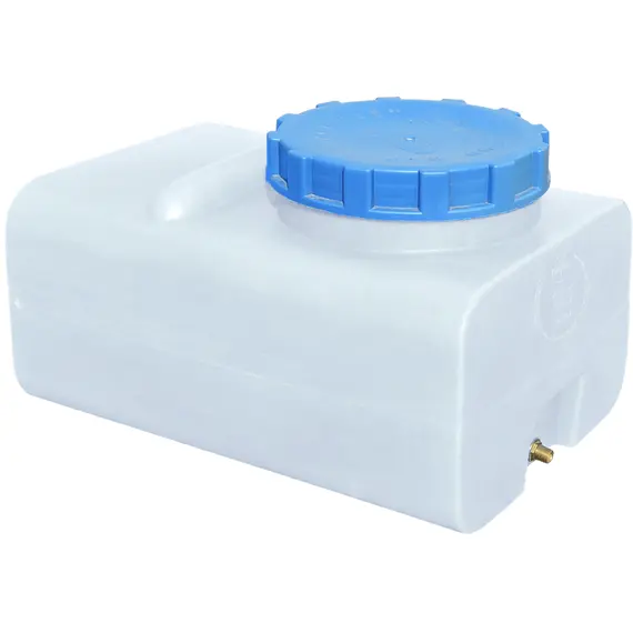 Ємність ГК 100 прямокутна біла ПБ (68х47х43), image 