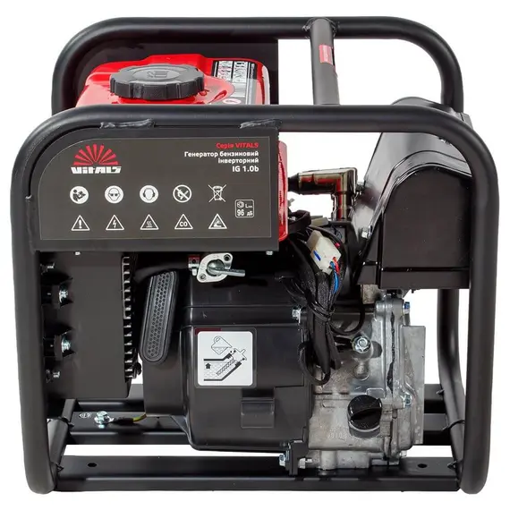 Генератор бензиновый инверторный Vitals IG 1.0b, однофазный (230 В), 1.2 кВт, фото , изображение 2