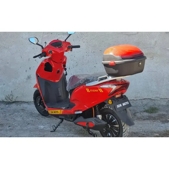 Электроскутер SOKMOTO E-Lead 2000W (Красный), фото , изображение 2