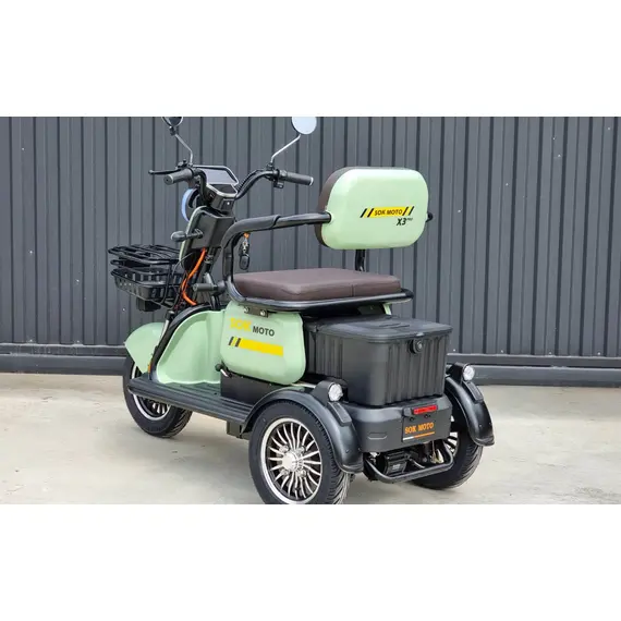 Електротрицикл триколісний SOKMOTO X3 PRO 2025 1500W (Світло-зелений), image _ab__is.image_number.default