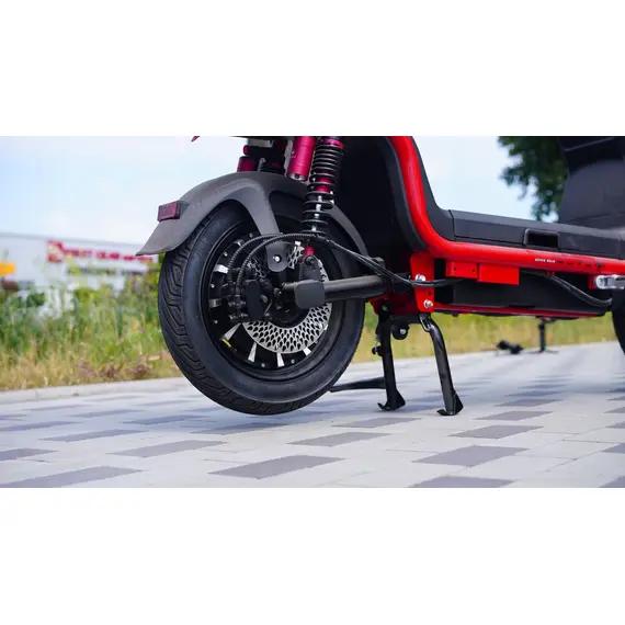 Электроскутер Forte U1 (Красный), фото , изображение 11