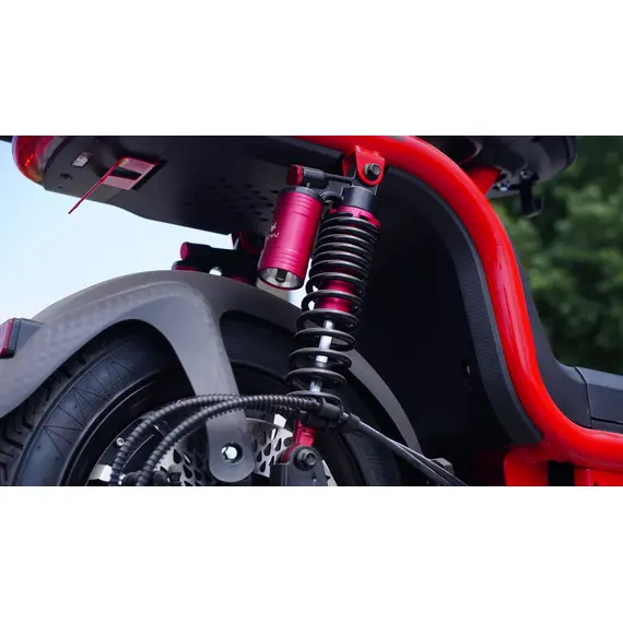 Электроскутер Forte U1 (Красный), фото , изображение 12