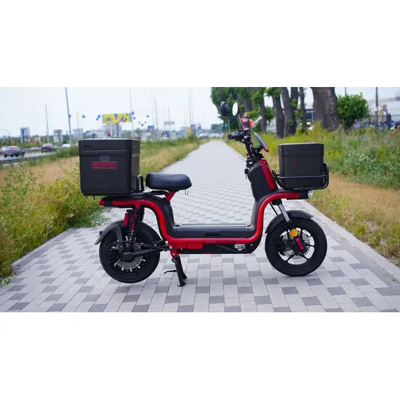 Электроскутер Forte U1 (Красный), фото , изображение 2