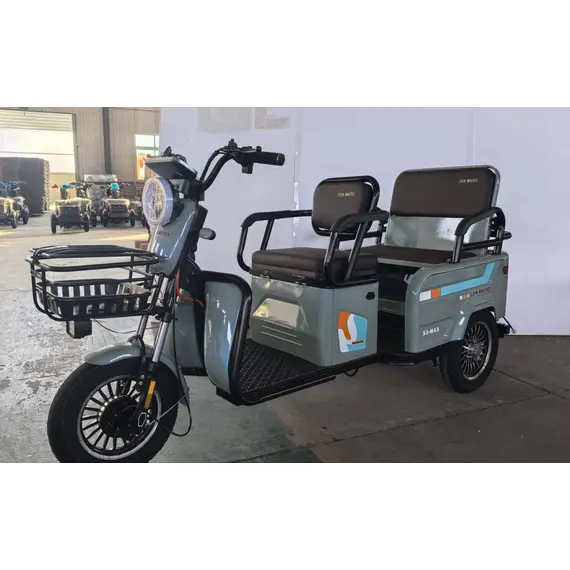 Электротрицикл трехколесный SOKMOTO X3 МАХ 2025 2000W (Серый), фото 