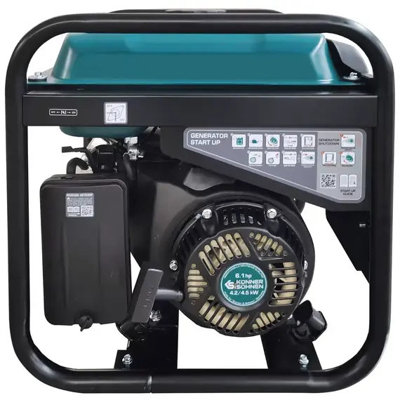 Генератор инверторный Könner&Söhnen KS 4500i, однофазный (230 В), 4.5 кВт, фото , изображение 8