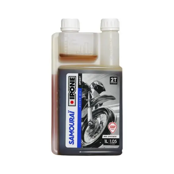 Моторне мастило IPONE Samourai 1л New з ароматом полуниці, image 