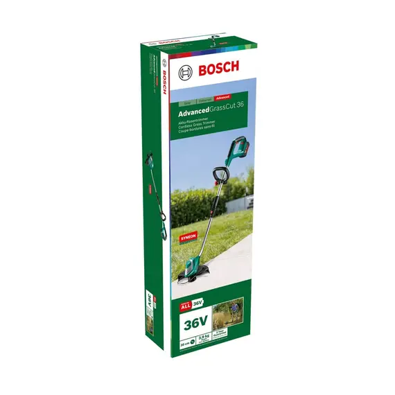 Триммер аккумуляторный Bosch AdvancedGrassCut 36 с АКБ и ЗП (0.600.878.N03), фото , изображение 4