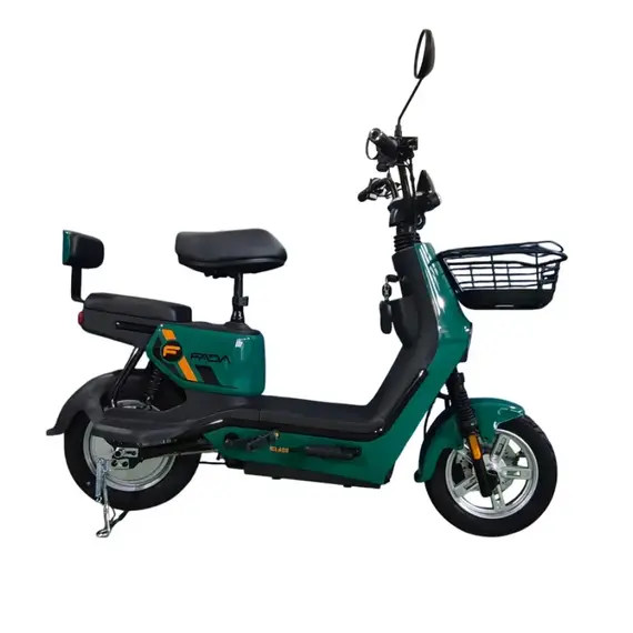 Электроскутер FADA CLASSi зеленый, фото , изображение 3