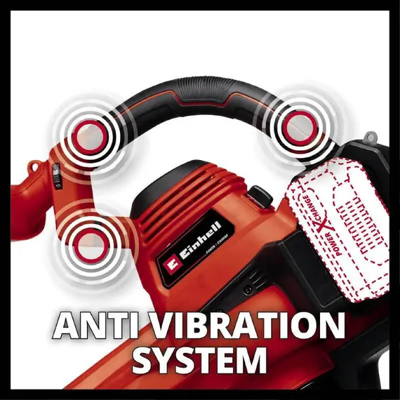 Воздуходувка-пылесос садовый аккумуляторный Einhell GE-LB 36/230 Li E - Solo без АКБ и ЗП, фото , изображение 9