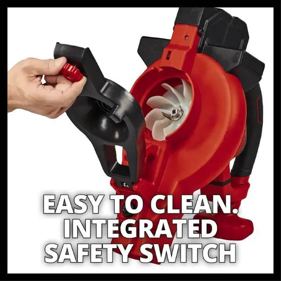 Воздуходувка-пылесос садовый аккумуляторный Einhell GE-LB 36/230 Li E - Solo без АКБ и ЗП, фото , изображение 10