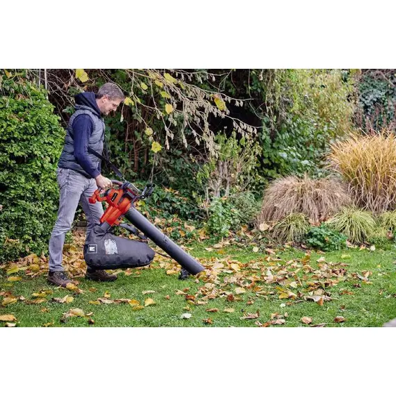 Воздуходувка-пылесос садовый аккумуляторный Einhell GE-LB 36/230 Li E - Solo без АКБ и ЗП, фото , изображение 13