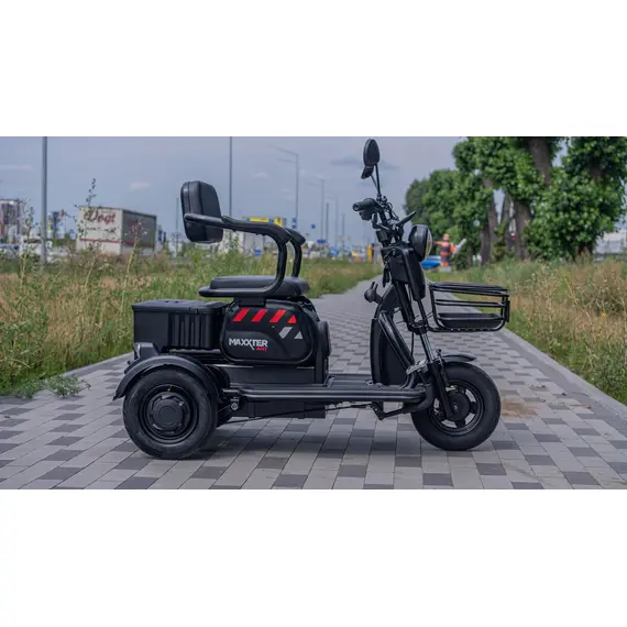 Електротрайк Maxxter ANT (триколісний електроскутер) чорний, image _ab__is.image_number.default