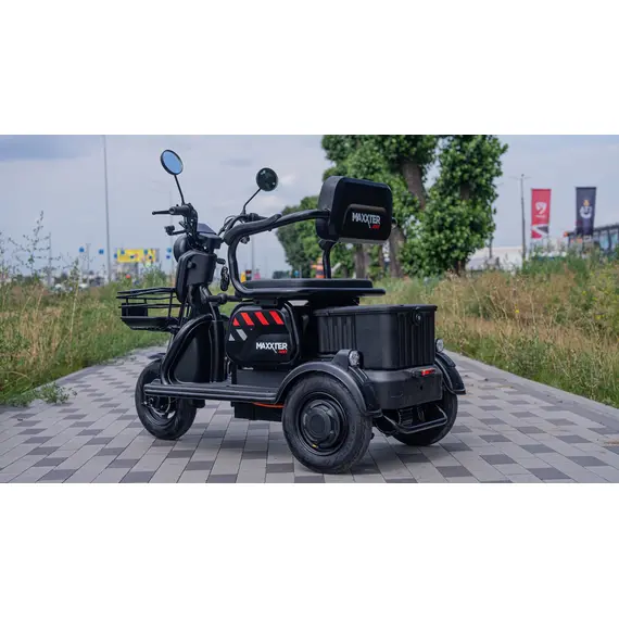 Електротрайк Maxxter ANT (триколісний електроскутер) чорний, image _ab__is.image_number.default