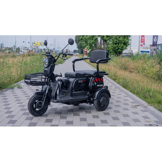 Електротрайк Maxxter ANT (триколісний електроскутер) чорний, image _ab__is.image_number.default