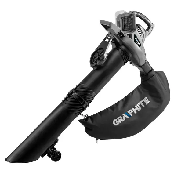 Воздуходувка-пылесос аккумуляторный Graphite 36В Energy+ без АКБ и ЗП, фото 