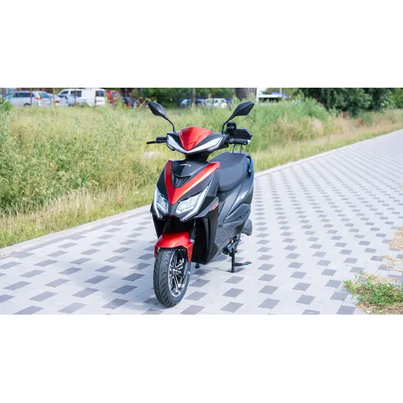 Электроскутер Forte Leon (красно-черный), фото , изображение 5