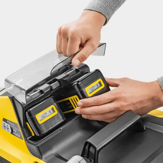 Газонокосарка акумуляторна Karcher LMO 5-18 Dual Battery Set з АКБ та ЗП, image _ab__is.image_number.default