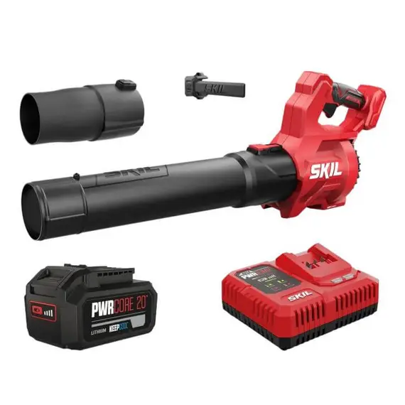 Воздуходувка аккумуляторная бесщеточная SKIL 0331 CA с АКБ и ЗУ, фото 