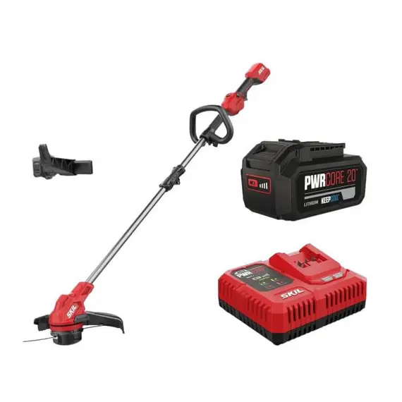 Триммер аккумуляторный бесщеточный SKIL 0250 CA с АКБ и ЗУ, фото 