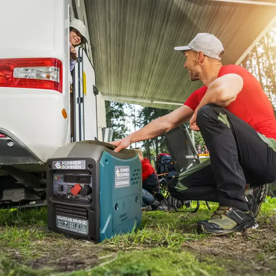 Генератор постоянного напряжения Könner&Söhnen KS 24VS‑DC, однофазный (230 В), 1.8 кВт, фото , изображение 16