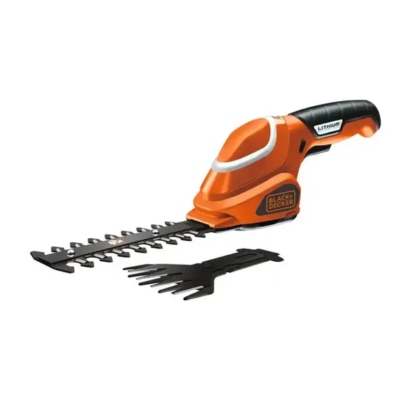 Кущоріз-ножиці акумуляторні BLACK+DECKER GSL700 з АКБ та ЗП, image 