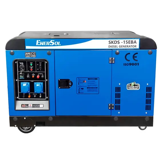 Генератор дизельный EnerSol SKDS-15EBA 13,0 кВт, однофазный (230 В), 13 кВт, фото 