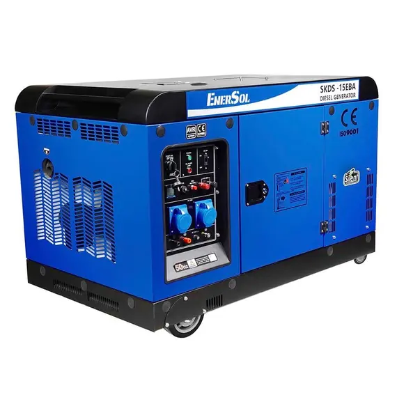 Генератор дизельный EnerSol SKDS-15EBA 13,0 кВт, однофазный (230 В), 13 кВт, фото , изображение 4