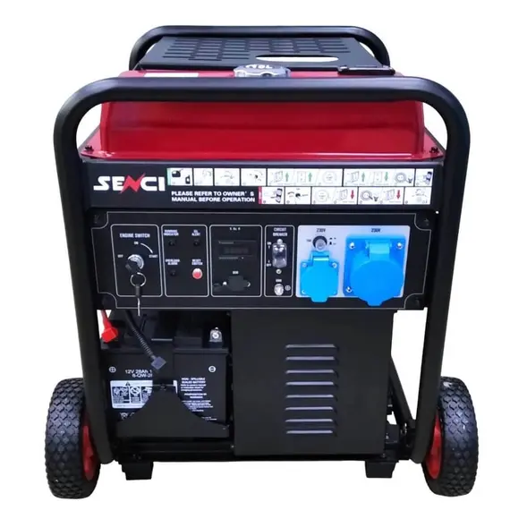 Генератор дизельный инверторный SENCI SC 7000 Di -В 7,5 кВт, однофазный (230 В), 7.5 кВт, фото , изображение 4