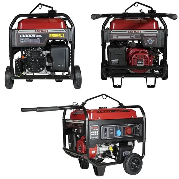 Генератор бензиновий LONCIN LC 13000 S, універсальний 1/3 (230/380 В), 10 кВт, image _ab__is.image_number.default