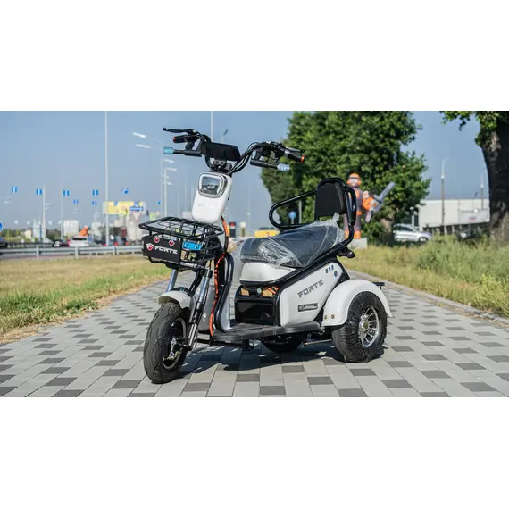 Триколісний електроскутер Forte S1 (білий), image _ab__is.image_number.default