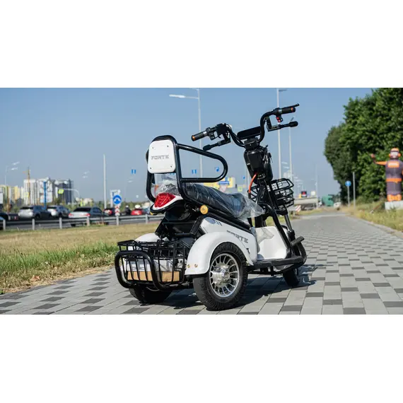 Триколісний електроскутер Forte S1 (білий), image _ab__is.image_number.default