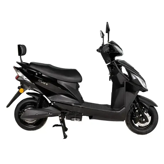 Электроскутер Atlas Spider Box 1800W (черный), фото , изображение 4