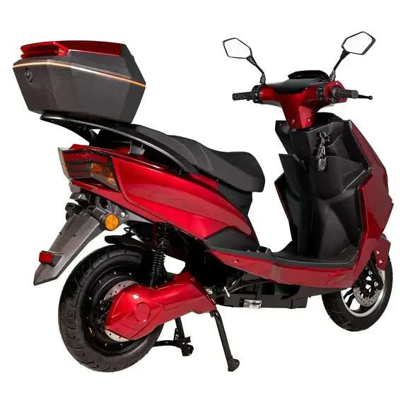 Электроскутер ATLAS SPEEDY PLUS 2000W BOX 32Ah (красный), фото , изображение 2