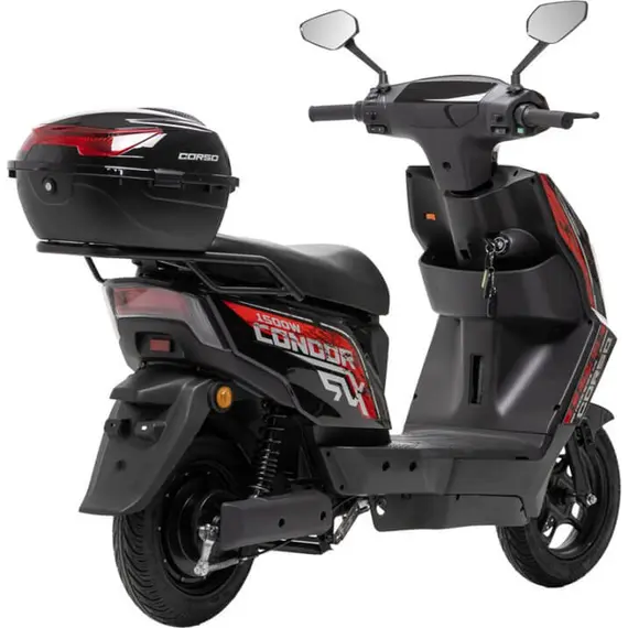 Електроскутер Corso Condor CD (коричневий) 1500W, image _ab__is.image_number.default