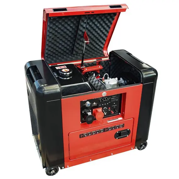 Генератор дизельний Vitals Master EST 7.0dsat dual power + ATS, універсальний 1/3 (230/380 В), 7.5 кВт, image 