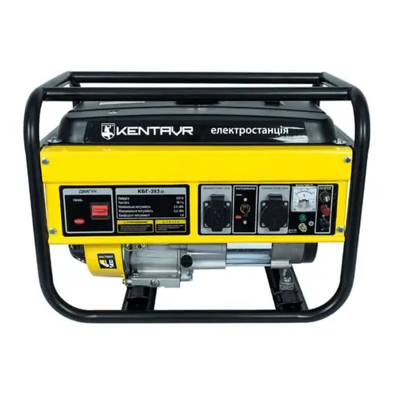 Генератор бензиновий Кентавр КБГ283a (L), однофазний (230 В), 3 кВт, image _ab__is.image_number.default