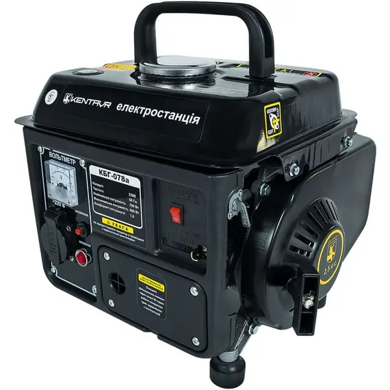 Генератор бензиновий Кентавр КБГ078а, однофазний (230 В), 0.8 кВт, image _ab__is.image_number.default