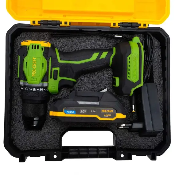 Шурупокрут акумуляторний ProCraft PA-18 PRO 1 АКБ + ЗП, image _ab__is.image_number.default