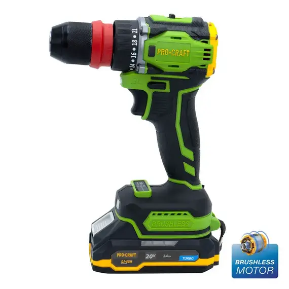 Шурупокрут акумуляторний ProCraft PA-18 PRO DFR 1 АКБ + ЗП, image _ab__is.image_number.default