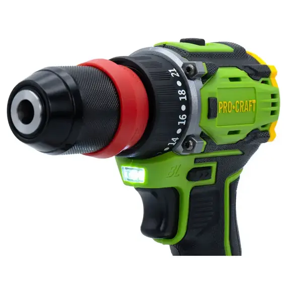 Шурупокрут акумуляторний ProCraft PA-18 PRO DFR 1 АКБ + ЗП, image _ab__is.image_number.default