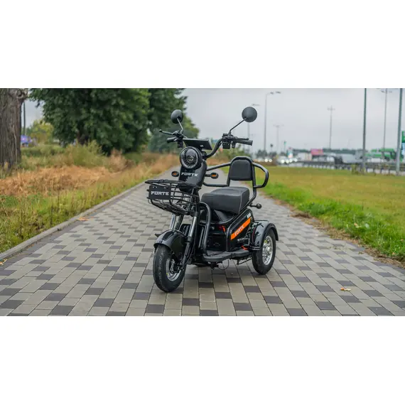 Электроскутер Forte S1-P600 (Черный), фото , изображение 4