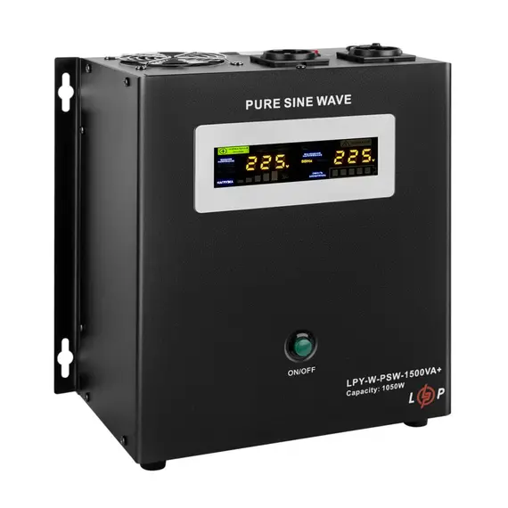 Источник бесперебойного питания LogicPower LPY-W-PSW-1500VA+ 24V 1050Вт правильная синусоида 10A/15A, фото , изображение 3