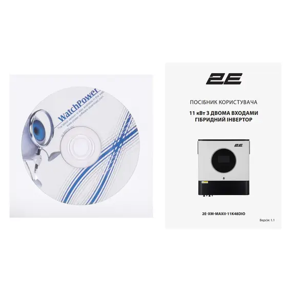 Инвертор солнечный гибридный 2E XM MAXII 11kW 48V 2 MPPT 2xTerminal in/out, фото , изображение 9