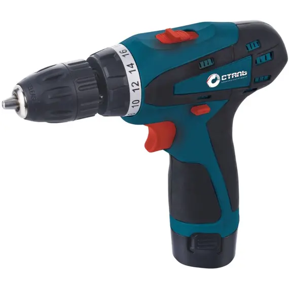 Аккумуляторная дрель-шуруповерт СТАЛЬ Ш 1213-2 БЛ2