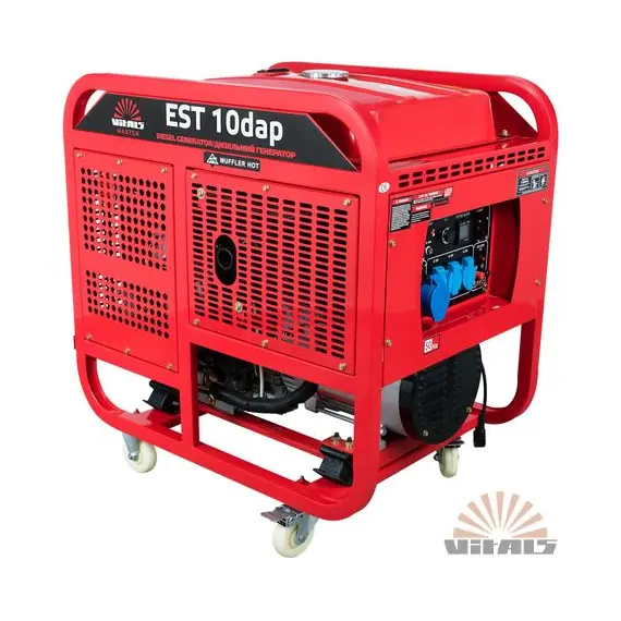 Генератор дизельный Vitals Master EST 10dap, image 