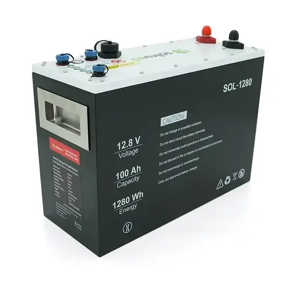 Аккумулятор SOLINVED Black 12.8V 100Ah, фото 