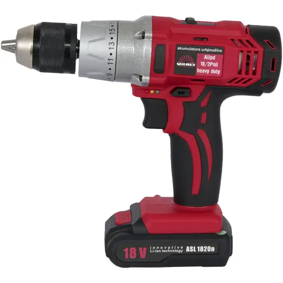 Шуруповёрт аккумуляторный Vitals AUpd 18/2Pnli Heavy Duty, фото , изображение 2
