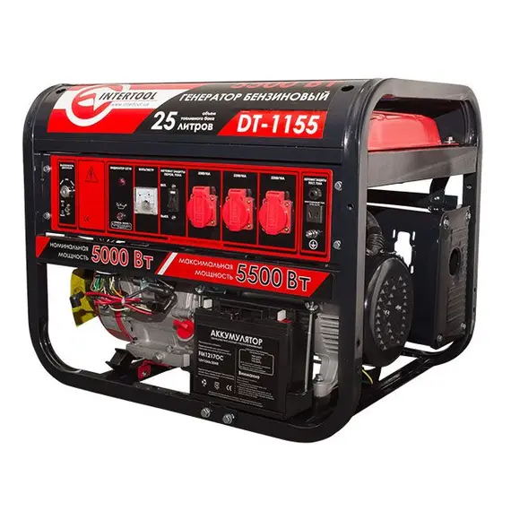Бензиновый генератор INTERTOOL DT-1155