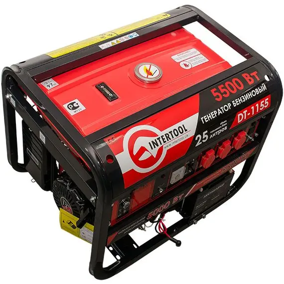 Бензиновый генератор INTERTOOL DT-1155